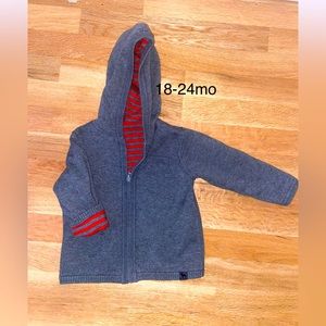 Two sided zip hoodie 2T